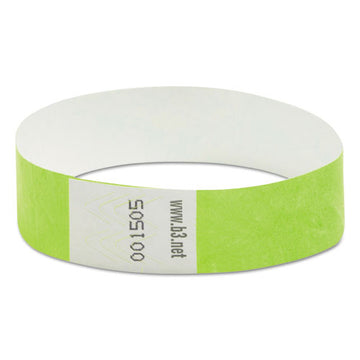 SICURIX® Security Wristbands, 0.75" X 10", Green, 100-pack freeshipping - TVN Wholesale